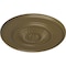 Ekena Millwork Large Floral Ceiling Medallion, Hand-Painted Mississippi Mud, 41 1/8"OD x 2 1/2"P CM41FLMMF - alternate 2